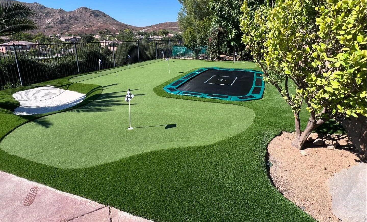 Links Putt Turf for Putting Greens, Green-R Turf, Corona, CA