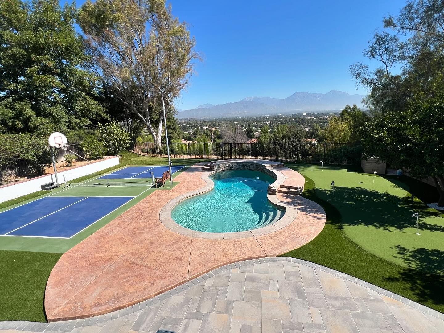 Pavers, Evergreen and Links Putt Putting Green Pomona